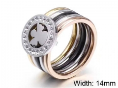 HY Wholesale Rings Jewelry 316L Stainless Steel Jewelry Rings-HY0151R0837