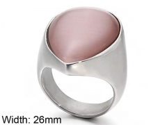 HY Wholesale Rings Jewelry 316L Stainless Steel Jewelry Rings-HY0151R0796