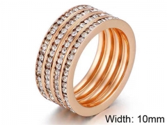 HY Wholesale Rings Jewelry 316L Stainless Steel Jewelry Rings-HY0151R1013