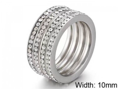 HY Wholesale Rings Jewelry 316L Stainless Steel Jewelry Rings-HY0151R1012
