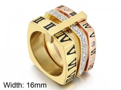 HY Wholesale Rings Jewelry 316L Stainless Steel Jewelry Rings-HY0151R0052