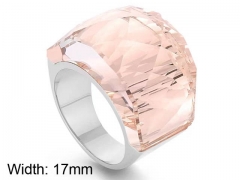 HY Wholesale Rings Jewelry 316L Stainless Steel Jewelry Rings-HY0151R0017