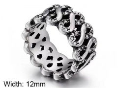 HY Wholesale Rings Jewelry 316L Stainless Steel Jewelry Rings-HY0151R1071