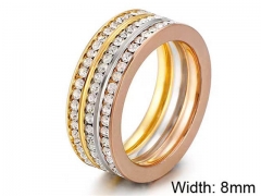 HY Wholesale Rings Jewelry 316L Stainless Steel Jewelry Rings-HY0151R0975