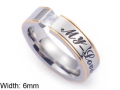 HY Wholesale Rings Jewelry 316L Stainless Steel Jewelry Rings-HY0151R1050