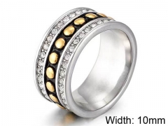 HY Wholesale Rings Jewelry 316L Stainless Steel Jewelry Rings-HY0151R1004