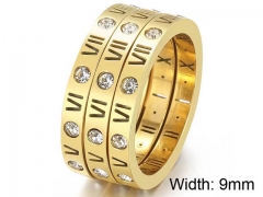 HY Wholesale Rings Jewelry 316L Stainless Steel Jewelry Rings-HY0151R0095