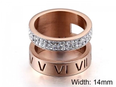 HY Wholesale Rings Jewelry 316L Stainless Steel Jewelry Rings-HY0151R0736