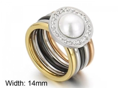 HY Wholesale Rings Jewelry 316L Stainless Steel Jewelry Rings-HY0151R0636