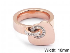 HY Wholesale Rings Jewelry 316L Stainless Steel Jewelry Rings-HY0151R0271