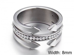 HY Wholesale Rings Jewelry 316L Stainless Steel Jewelry Rings-HY0151R0733