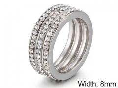 HY Wholesale Rings Jewelry 316L Stainless Steel Jewelry Rings-HY0151R0971
