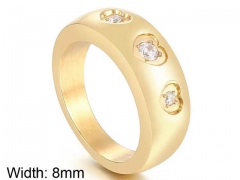 HY Wholesale Rings Jewelry 316L Stainless Steel Jewelry Rings-HY0151R0571