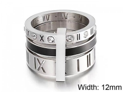 HY Wholesale Rings Jewelry 316L Stainless Steel Jewelry Rings-HY0151R0444
