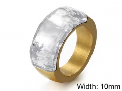 HY Wholesale Rings Jewelry 316L Stainless Steel Jewelry Rings-HY0151R0392