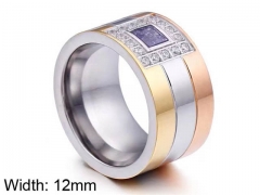 HY Wholesale Rings Jewelry 316L Stainless Steel Jewelry Rings-HY0151R1042