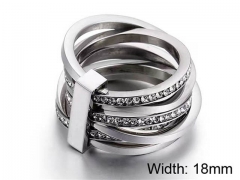 HY Wholesale Rings Jewelry 316L Stainless Steel Jewelry Rings-HY0151R0253