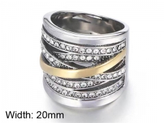 HY Wholesale Rings Jewelry 316L Stainless Steel Jewelry Rings-HY0151R0361