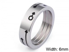 HY Wholesale Rings Jewelry 316L Stainless Steel Jewelry Rings-HY0151R0899