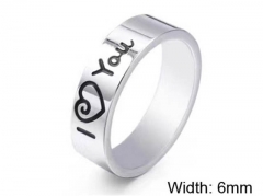 HY Wholesale Rings Jewelry 316L Stainless Steel Jewelry Rings-HY0151R0836
