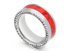 HY Wholesale Rings Jewelry 316L Stainless Steel Jewelry Rings-HY0151R0487