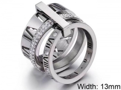 HY Wholesale Rings Jewelry 316L Stainless Steel Jewelry Rings-HY0151R0046
