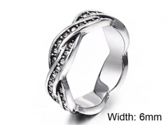 HY Wholesale Rings Jewelry 316L Stainless Steel Jewelry Rings-HY0151R0463