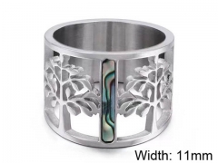 HY Wholesale Rings Jewelry 316L Stainless Steel Jewelry Rings-HY0151R0855