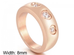 HY Wholesale Rings Jewelry 316L Stainless Steel Jewelry Rings-HY0151R0573