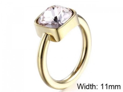 HY Wholesale Rings Jewelry 316L Stainless Steel Jewelry Rings-HY0151R0825