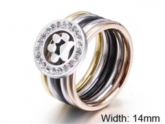 HY Wholesale Rings Jewelry 316L Stainless Steel Jewelry Rings-HY0151R0841