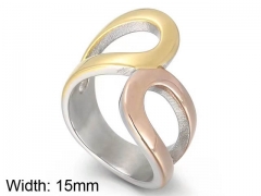 HY Wholesale Rings Jewelry 316L Stainless Steel Jewelry Rings-HY0151R0627