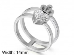 HY Wholesale Rings Jewelry 316L Stainless Steel Jewelry Rings-HY0151R0859