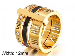 HY Wholesale Rings Jewelry 316L Stainless Steel Jewelry Rings-HY0151R0442