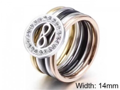 HY Wholesale Rings Jewelry 316L Stainless Steel Jewelry Rings-HY0151R0838