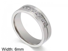 HY Wholesale Rings Jewelry 316L Stainless Steel Jewelry Rings-HY0151R0495