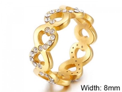 HY Wholesale Rings Jewelry 316L Stainless Steel Jewelry Rings-HY0151R0998