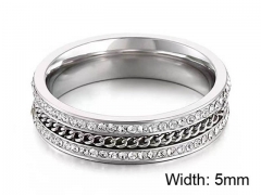 HY Wholesale Rings Jewelry 316L Stainless Steel Jewelry Rings-HY0151R0701