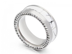 HY Wholesale Rings Jewelry 316L Stainless Steel Jewelry Rings-HY0151R0477
