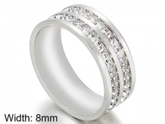 HY Wholesale Rings Jewelry 316L Stainless Steel Jewelry Rings-HY0151R0707