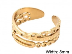 HY Wholesale Rings Jewelry 316L Stainless Steel Jewelry Rings-HY0152R0012
