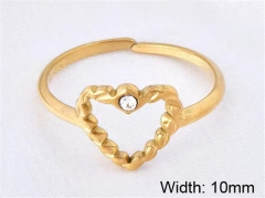 HY Wholesale Rings Jewelry 316L Stainless Steel Jewelry Rings-HY0152R0009