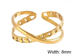 HY Wholesale Rings Jewelry 316L Stainless Steel Jewelry Rings-HY0152R0041