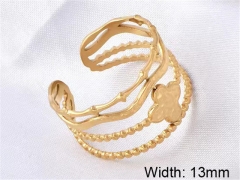 HY Wholesale Rings Jewelry 316L Stainless Steel Jewelry Rings-HY0152R0018
