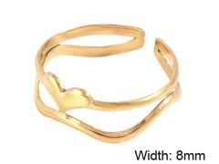 HY Wholesale Rings Jewelry 316L Stainless Steel Jewelry Rings-HY0152R0168