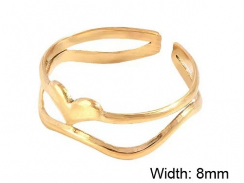 HY Wholesale Rings Jewelry 316L Stainless Steel Jewelry Rings-HY0152R0168