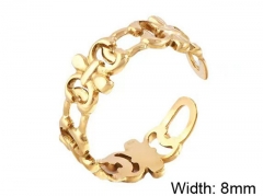 HY Wholesale Rings Jewelry 316L Stainless Steel Jewelry Rings-HY0152R0082