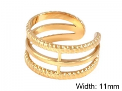 HY Wholesale Rings Jewelry 316L Stainless Steel Jewelry Rings-HY0152R0131
