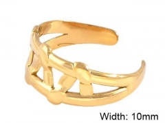 HY Wholesale Rings Jewelry 316L Stainless Steel Jewelry Rings-HY0152R0003