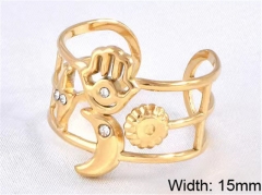 HY Wholesale Rings Jewelry 316L Stainless Steel Jewelry Rings-HY0152R0169